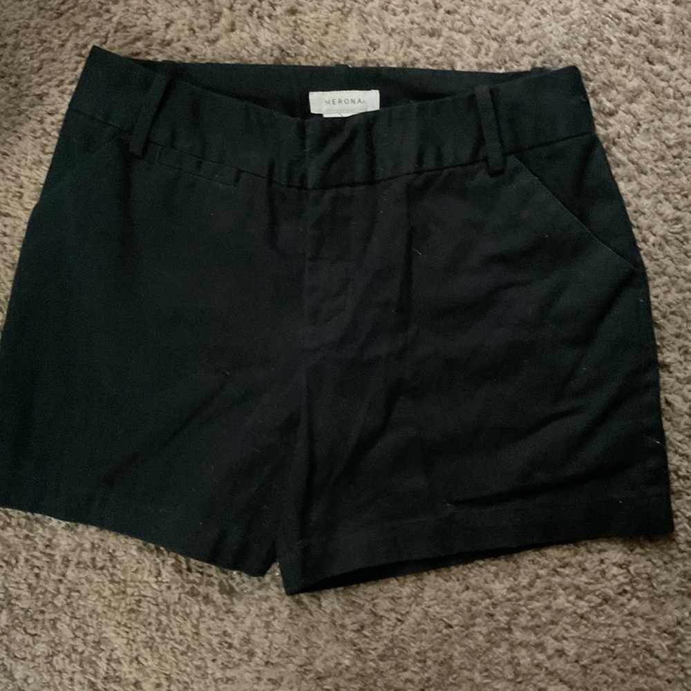 Black merona shorts size 4